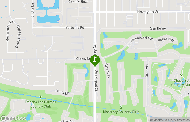 Monterey Country Club map