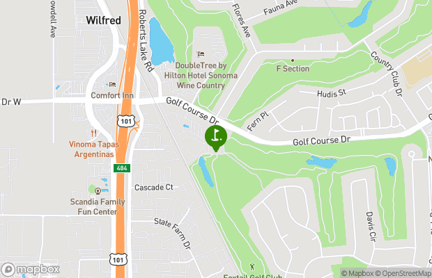 Foxtail Golf Club map