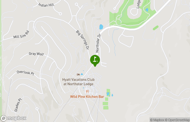 Northstar At Tahoe Golf Course map