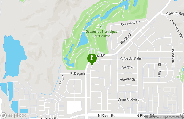 Oceanside Golf Course map