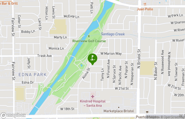 River View Golf Course map