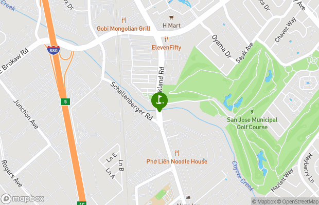 San Jose Municipal Golf Course map