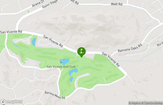 San Vicente Inn and Golf Club map