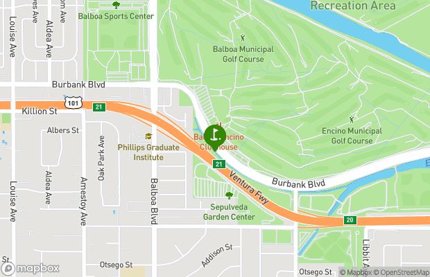 Sepulveda Golf Course map