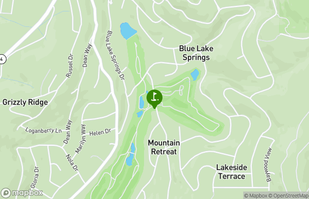 Sequoia Woods Country Club map