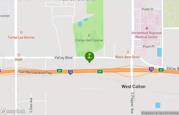Colton Golf Club map