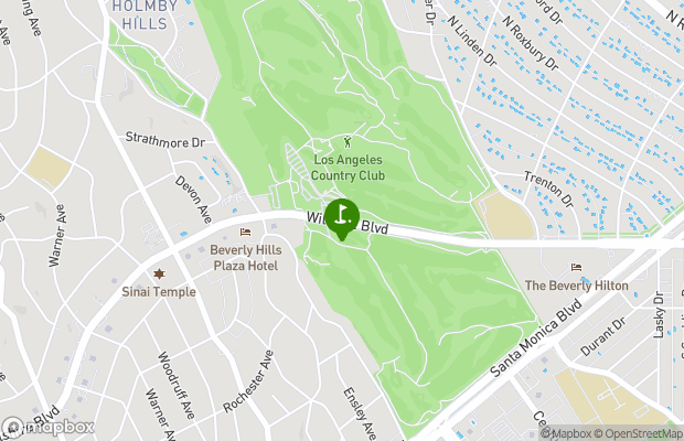 Los Angeles Country Club map