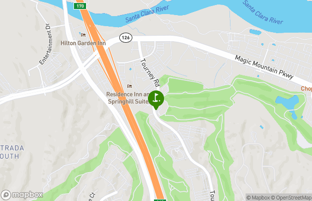 Valencia Country Club map