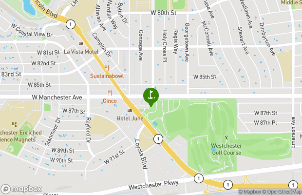 Westchester Golf Courses map