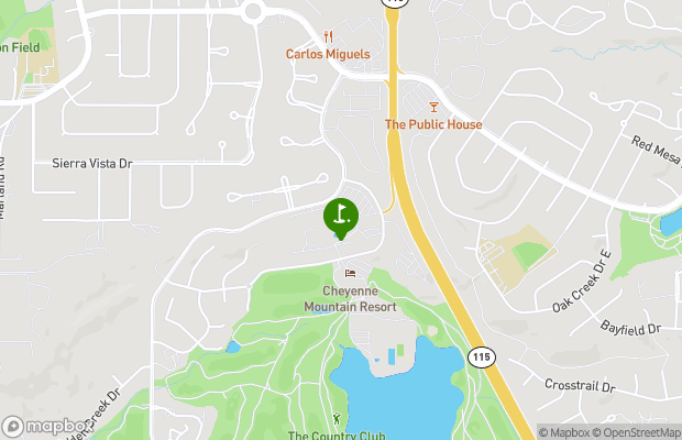 Country Club of Colorado map