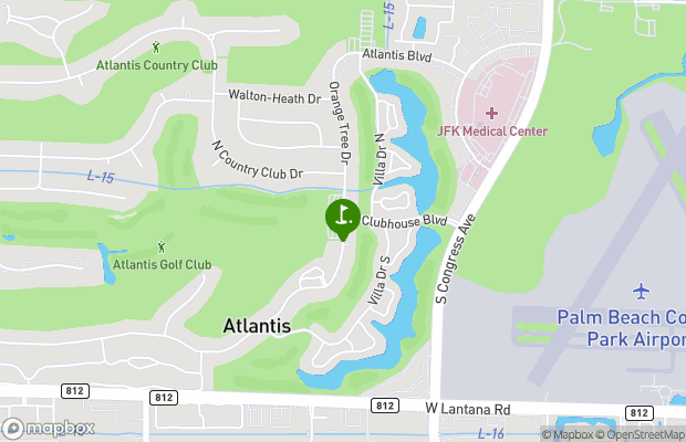 Atlantis Golf Club map