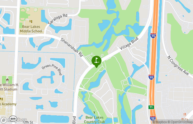 Bear Lakes Country Club map