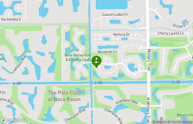 Boca Delray Golf and Country Club map