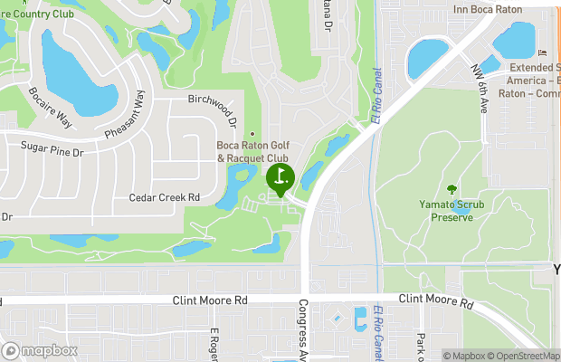 The Boca Country Club map