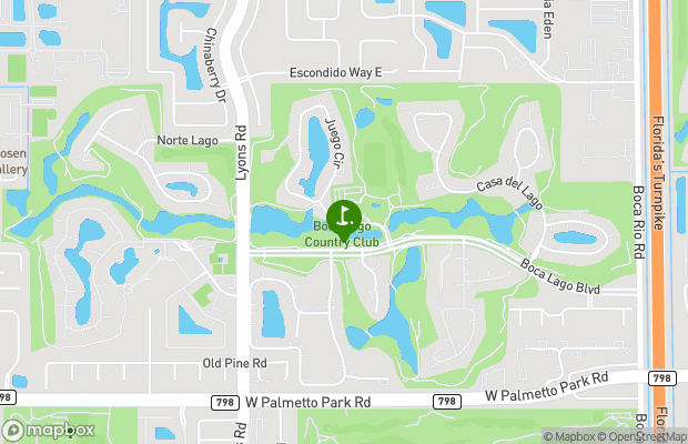 Boca Lago Golf and Country Club map