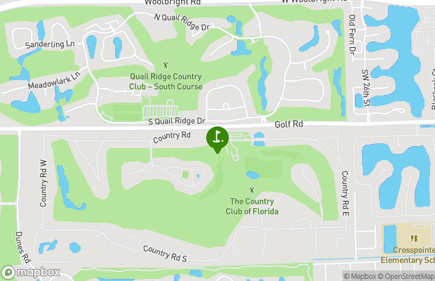 Country Club of Florida map