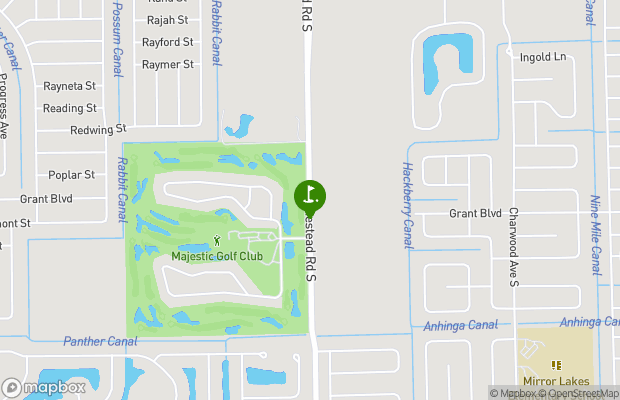 Majestic Golf Club map