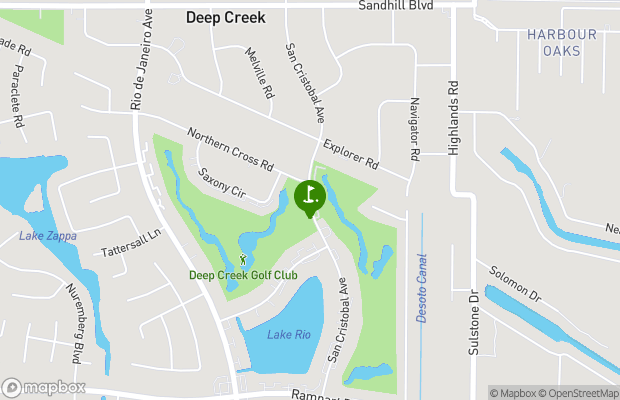 Deep Creek Golf Club map