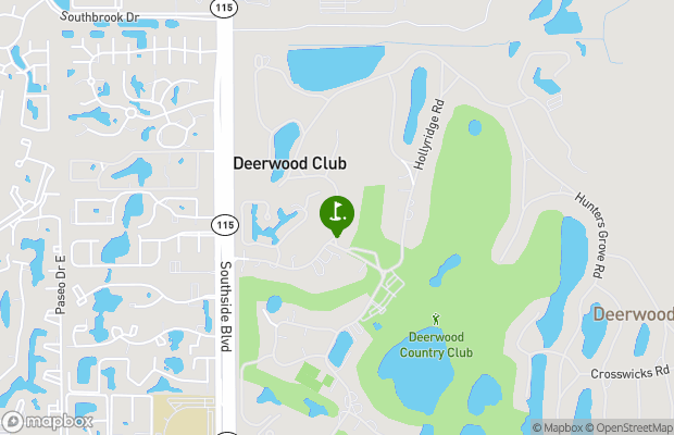 The Deerwood Country Club map