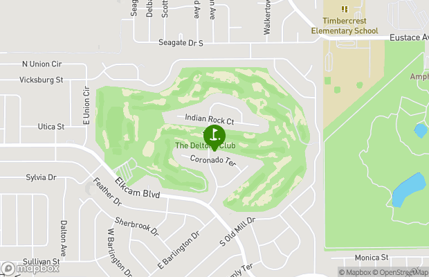 Deltona Golf Club map