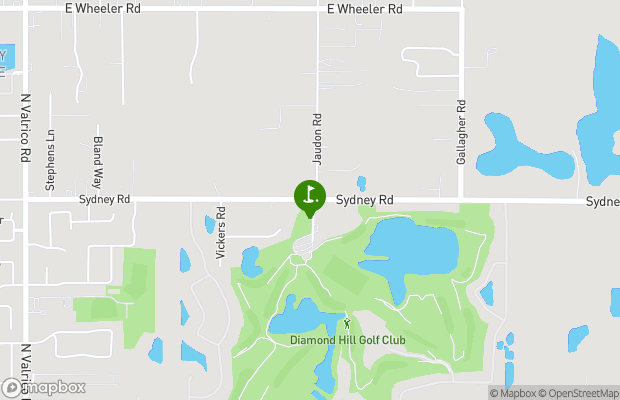 Diamond Hill Golf and Country Club map