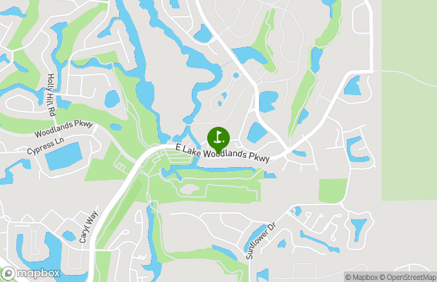 East Lake Woodlands Country Club map