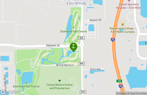 Eastwood Golf Course map
