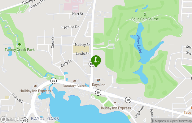 Eglin Golf Course map