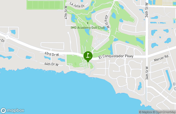 IMG Academies Golf and Country Club map