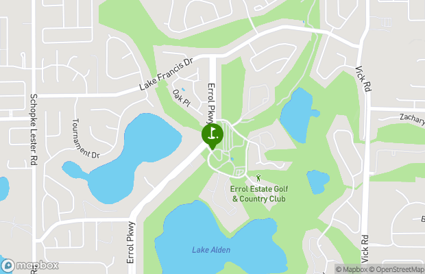 Errol Estates Country Club map