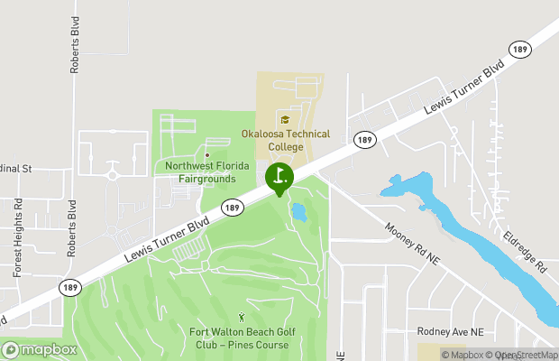 Fort Walton Beach Golf Course map