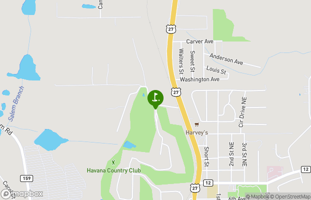 Havana Golf and Country Club map