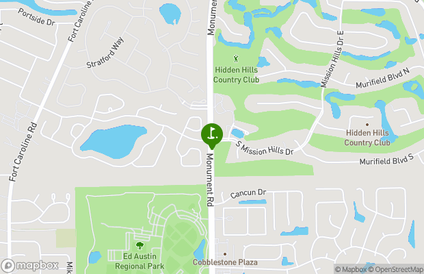 Hidden Hills Country Club map