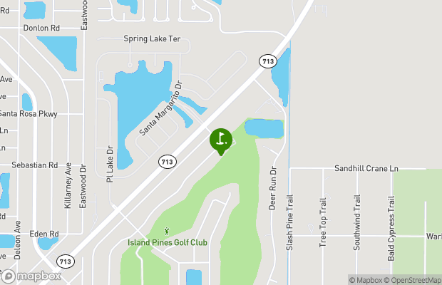 Island Pines Golf Club map