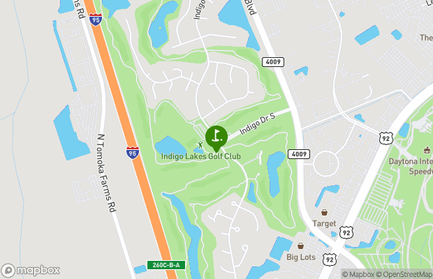 Indigo Lakes Golf Club map