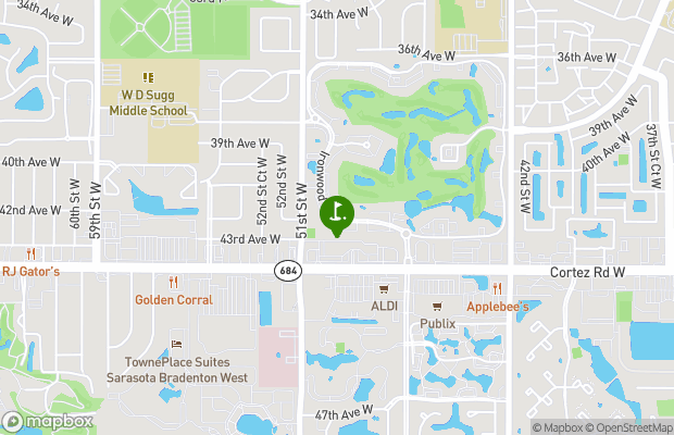 Pinebrook/Ironwood Golf Course map