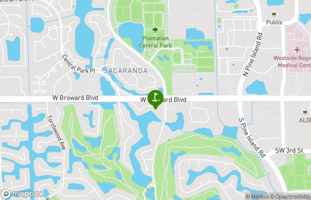 Jacaranda Golf Club map