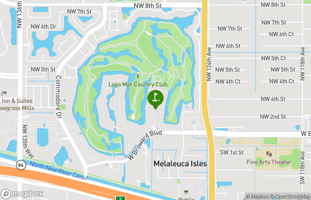 Lago Mar Country Club map