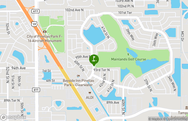 Mainlands Golf Club map