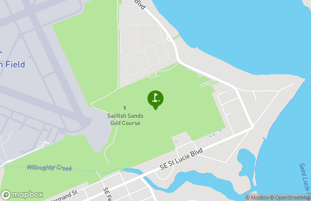 Martin County Golf Course map