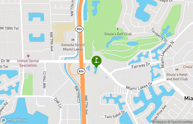 Don Shulas Golf Course and Club map
