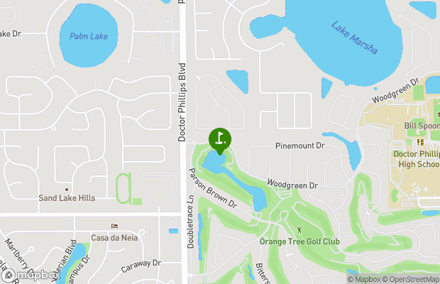 Orange Tree Golf Club map