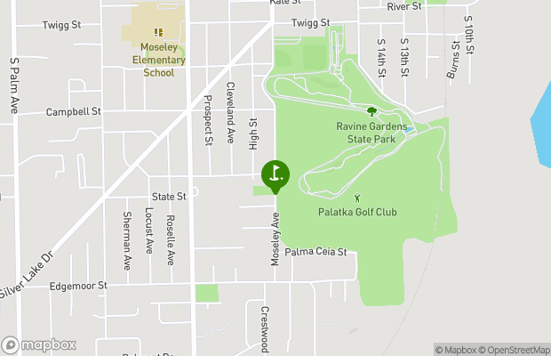 Palatka Golf Club map