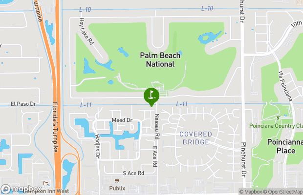Palm Beach National Golf and Country Club map