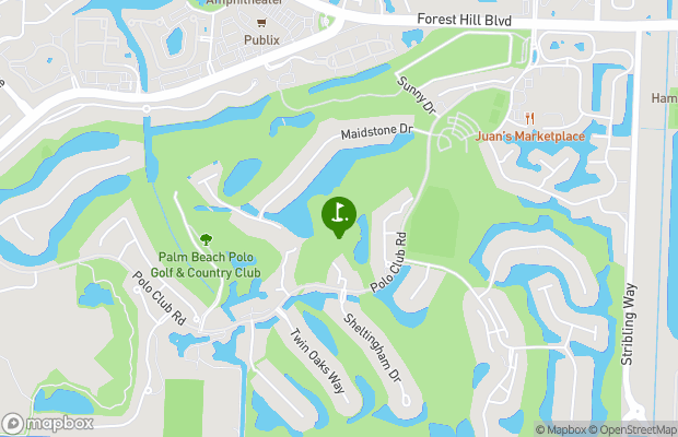 Palm Beach Polo and Country Club map