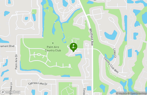 Palm Aire Country Club of Sarasota map
