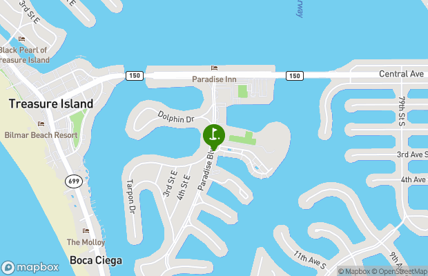 Treasure Bay Golf and Tennis map