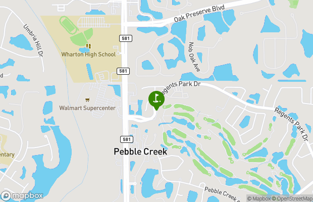 Pebble Creek Golf Club map
