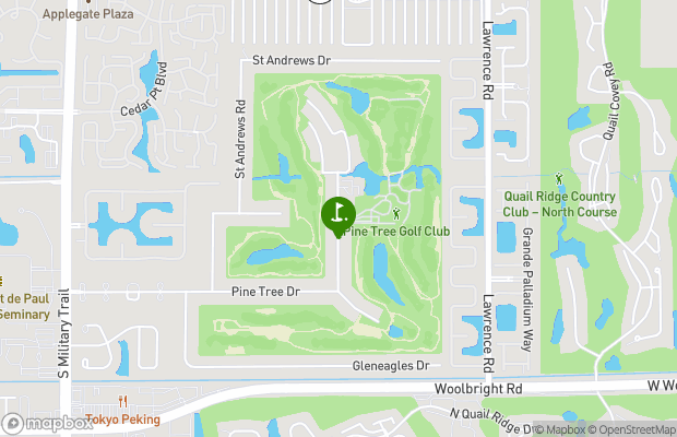 Pine Tree Golf Club map