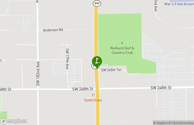 Redland Golf and Country Club map